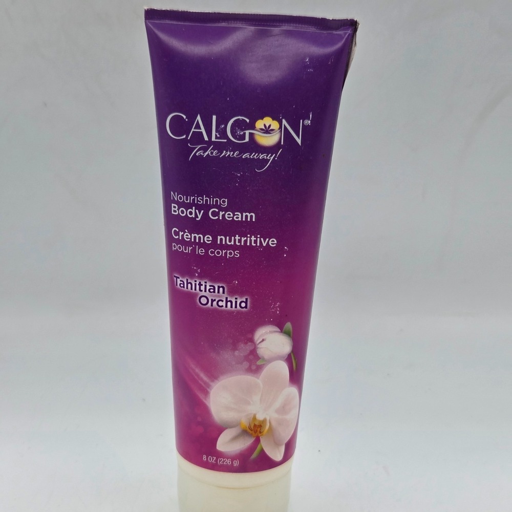 Calgon‎ Take Me Away! Tahitian Orchid Skin Nourishing Body Cream 8 oz l